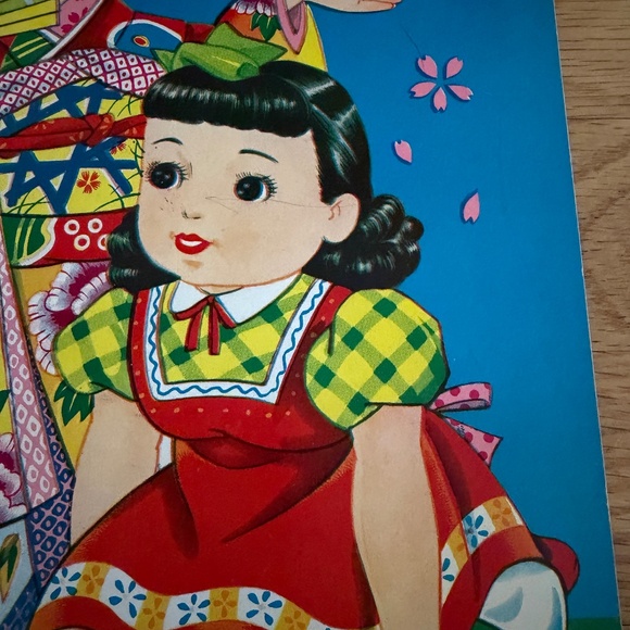 Vintage Japanese Cutout Dressing Book Paper Dolls Made in Japan - Picture 5 of 16
